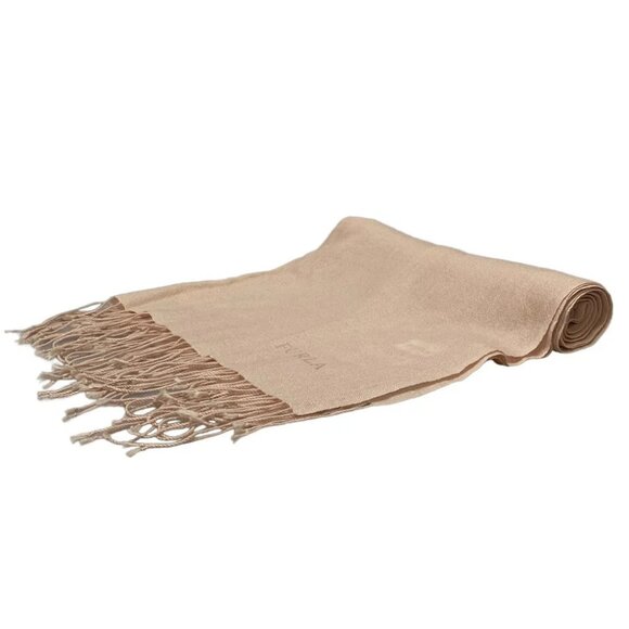 Auth FURLA - Light Pink Cashmere Silk Scarf - Picture 1 of 6